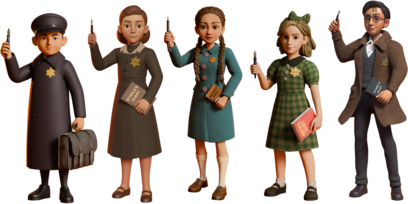 We Dared to Write Characters Group